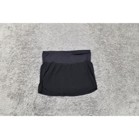 Athleta Black Skort 1X Polyester Preowned Women's Short Run with it skort - Picture 2 of 7